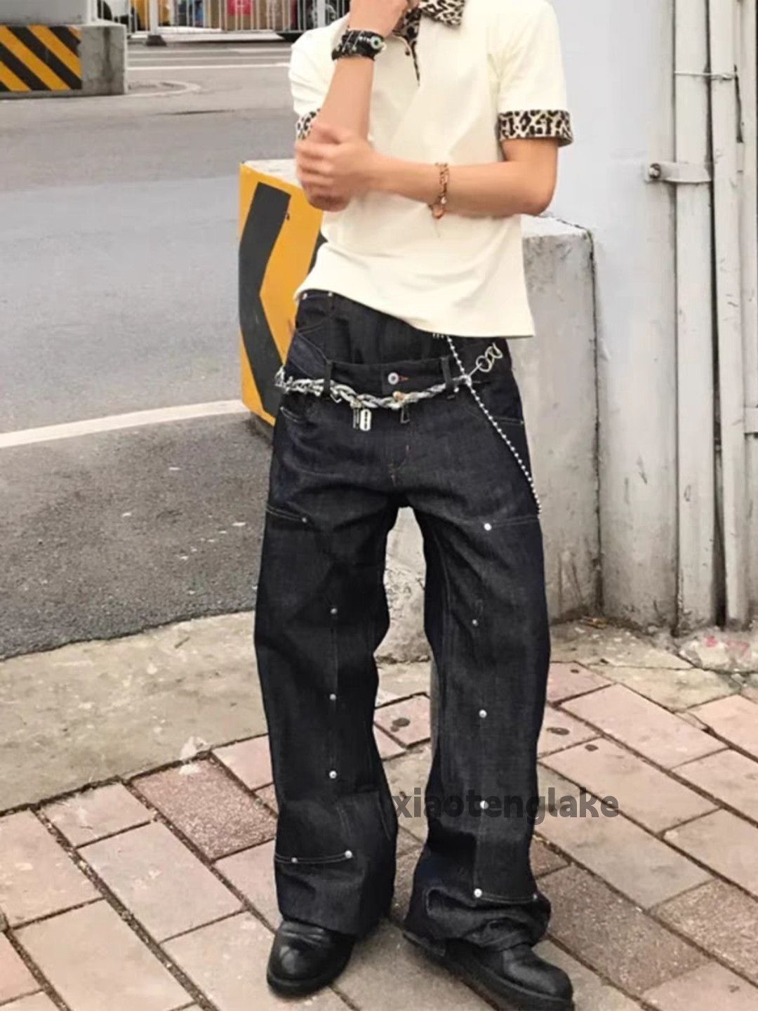 Jean Unisex outdoor utility loose baggy carpenter y2k jeans Size US 30 / EU 46 - 5 Thumbnail
