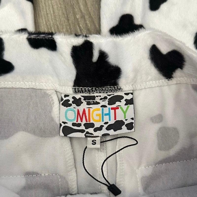 Other o-might cow print black and white fur pants Size 26" / US 2 / IT 38 - 3 Thumbnail