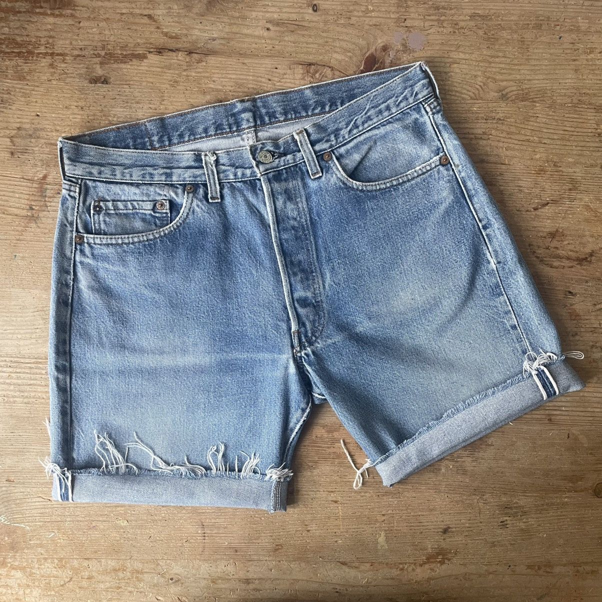 Levi's × Vintage 1980s Levi’s 501 redline selvedge Size US 36 / EU 52 - 3 Thumbnail