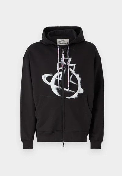 Vivienne Westwood o1f1d3z0426 Stencil Orb Hoodie in Black Size US L / EU 52-54 / 3 - 1 Thumbnail