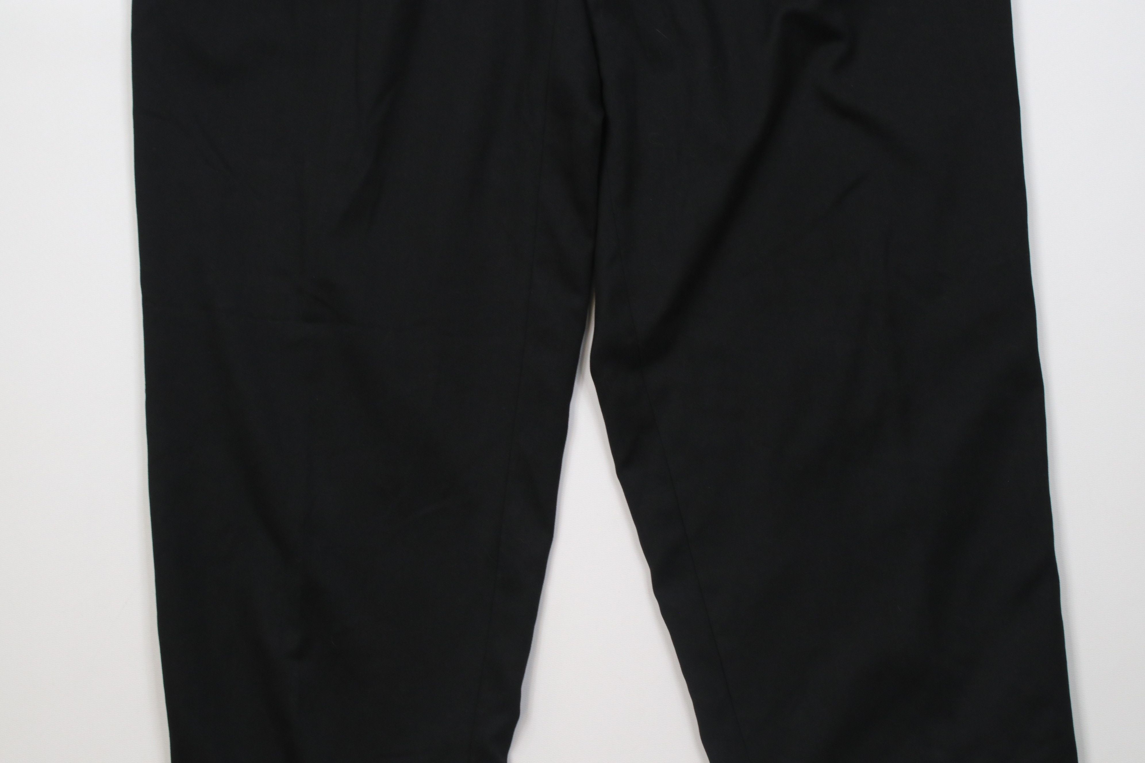 Vintage Vintage 90s Streetwear Waisted Microfiber Chino Pants Black Size US 30 / EU 46 - 3 Thumbnail