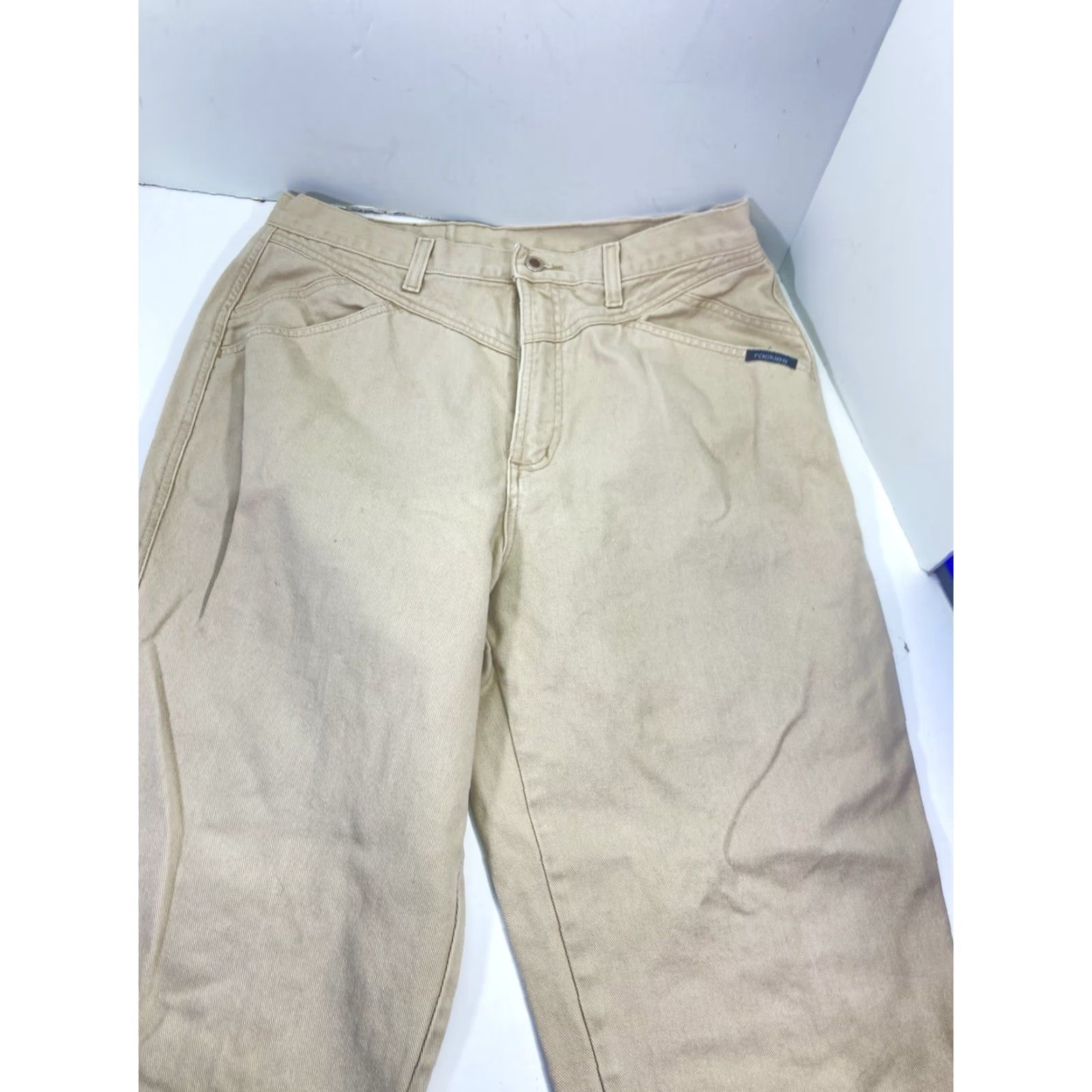 Vintage Rockies Jeans Women Size 17/18 34X36 Beige Bareback Tapered Leg Cotton Vintage Jeans Size 38" / US 16 / IT 52 - 5 Thumbnail