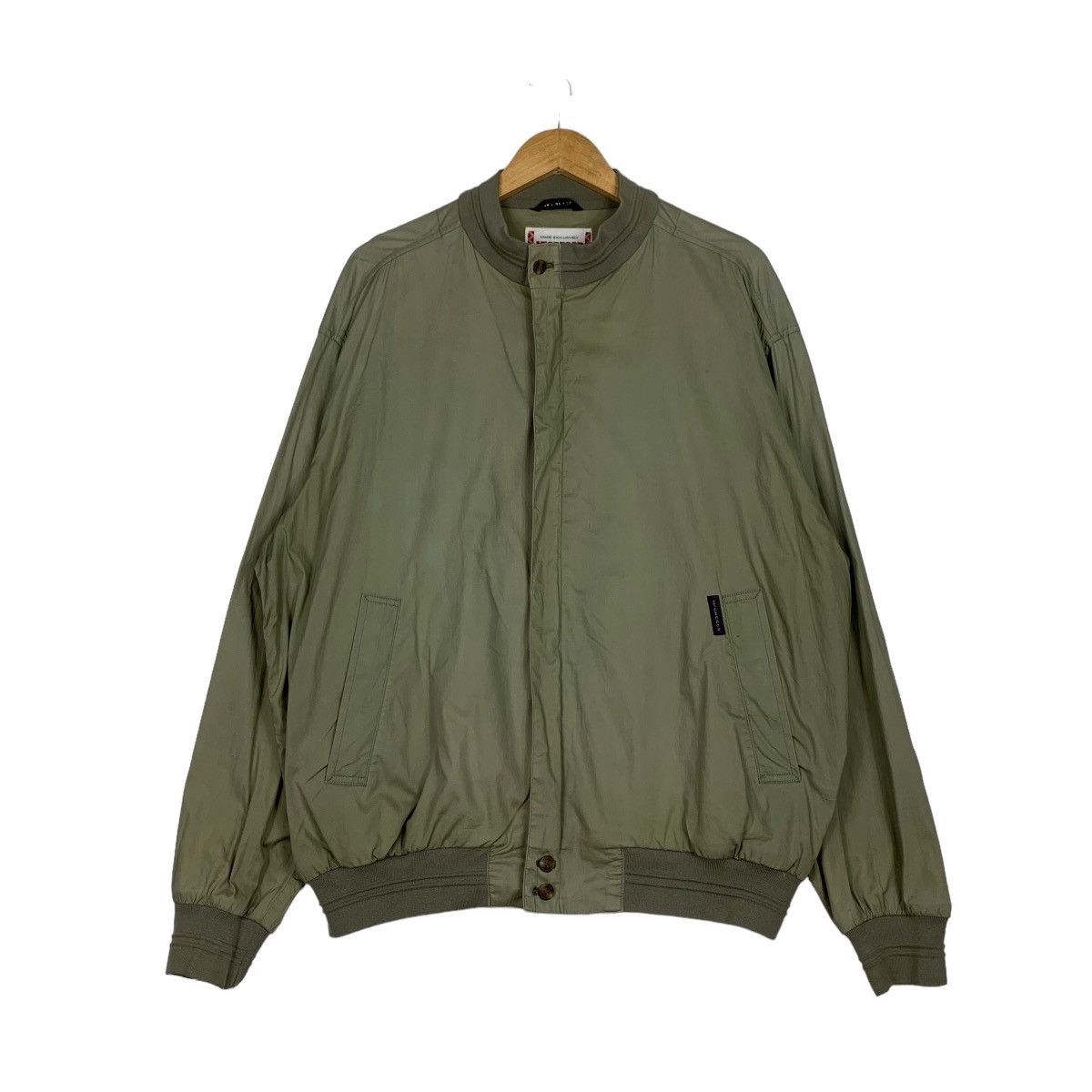 McGregor M’GREGOR Sportswear Green Light Bomber Jacket #0976-C43 Size US L / EU 52-54 / 3 - 1 Thumbnail