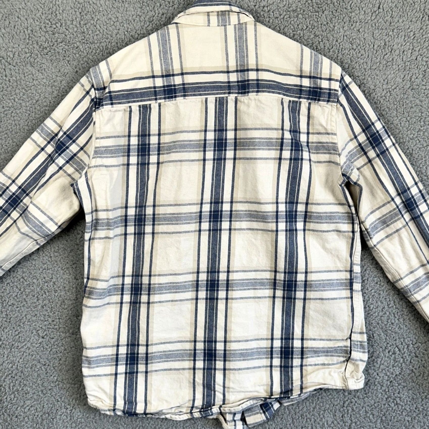 Ben Sherman Ben Sherman Flannel Shirt Mens Small Plaid Blue Flap Pocket Button-Up Size US S / EU 44-46 / 1 - 2 Thumbnail