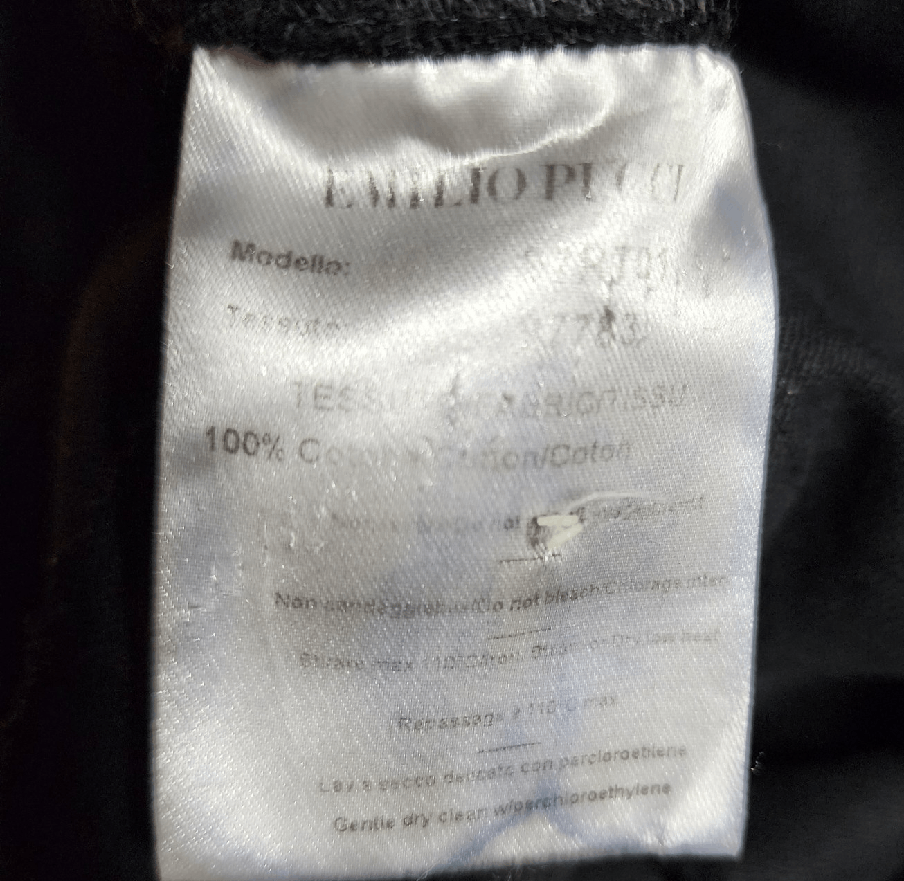 Emilio Pucci Emilio Pucci Black Cotton Pants – Size M – Skinny Fit – Mid Size 30" / US 8 / IT 44 - 5 Thumbnail