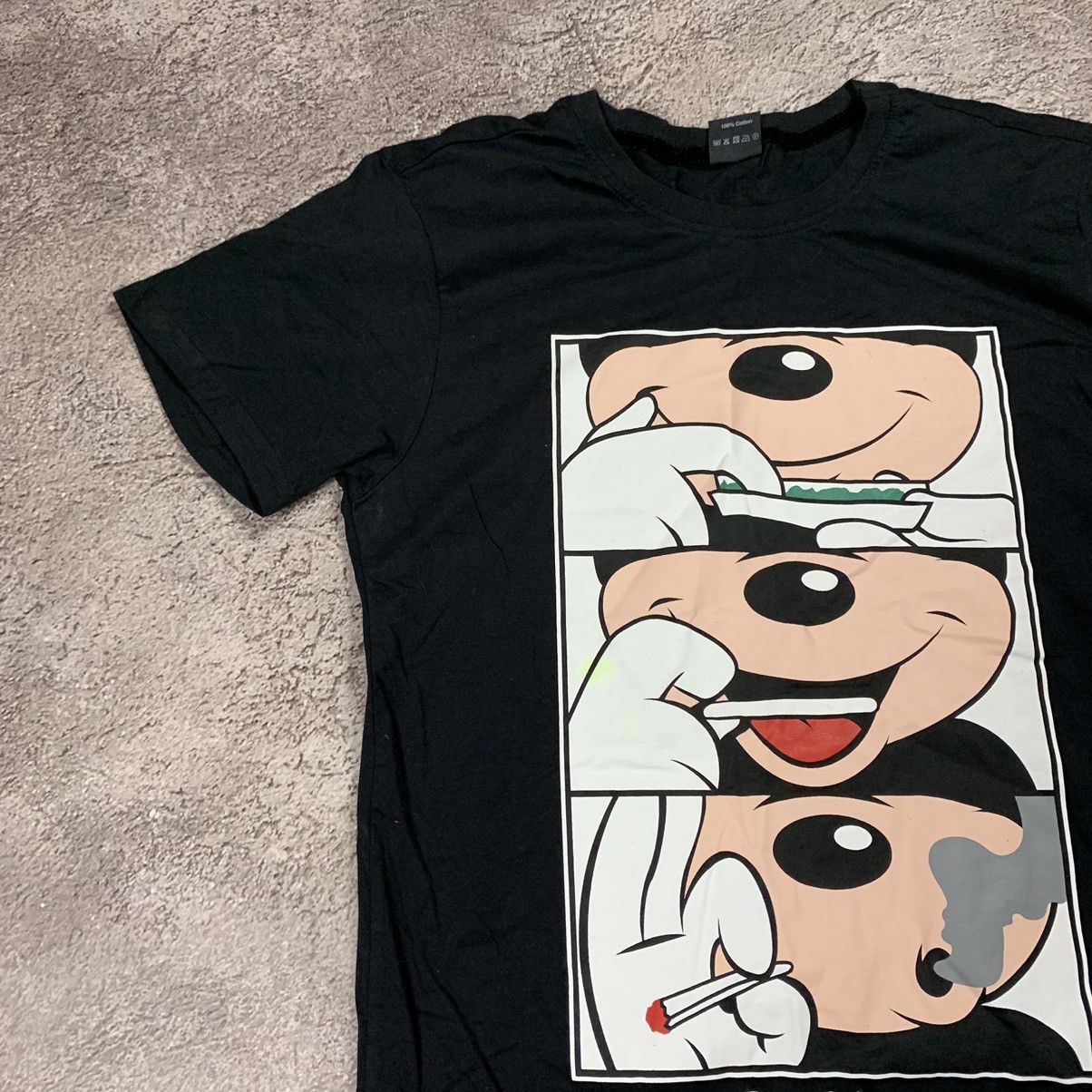 Vintage Vintage Y2K Graphic Tee Mickey Barcelona Streetwear Black M Size US M / EU 48-50 / 2 - 3 Thumbnail