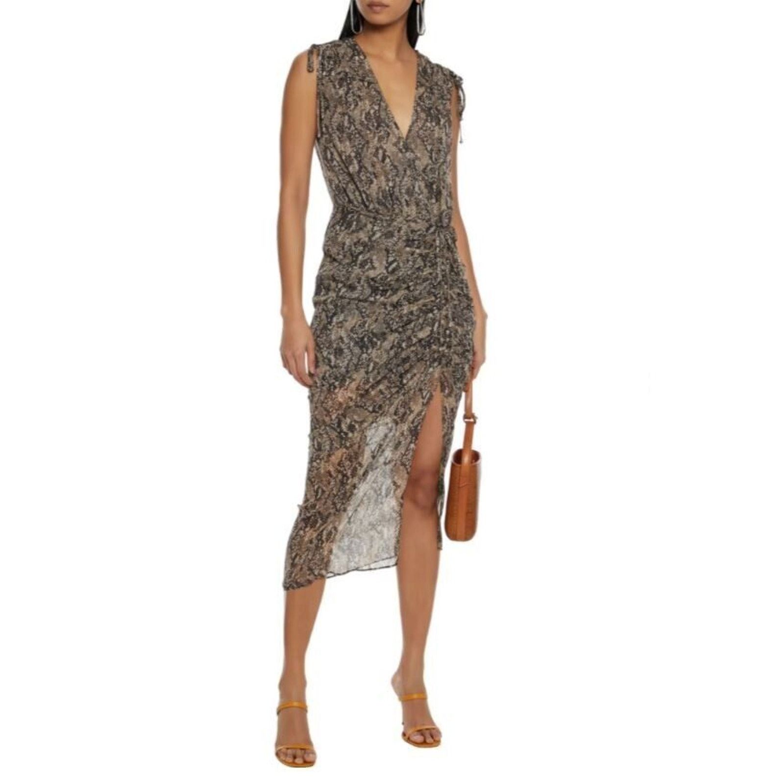 Veronica Beard Veronica Beard Women Snake Print Silk Cocktail Dress Size 0 Size XS / US 0-2 / IT 36-38 - 1 Thumbnail