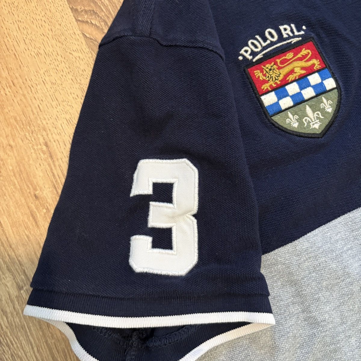 Polo Ralph Lauren POLO RALPH LAUREN “BIG PONY” POLO NAVY/GRAY/ROYAL Size US XL / EU 56 / 4 - 4 Thumbnail