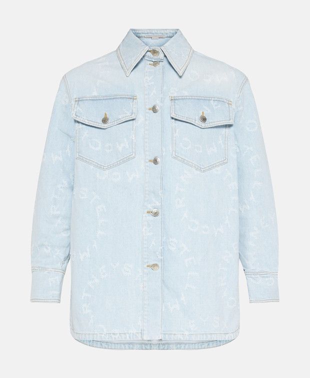 Denim shacket