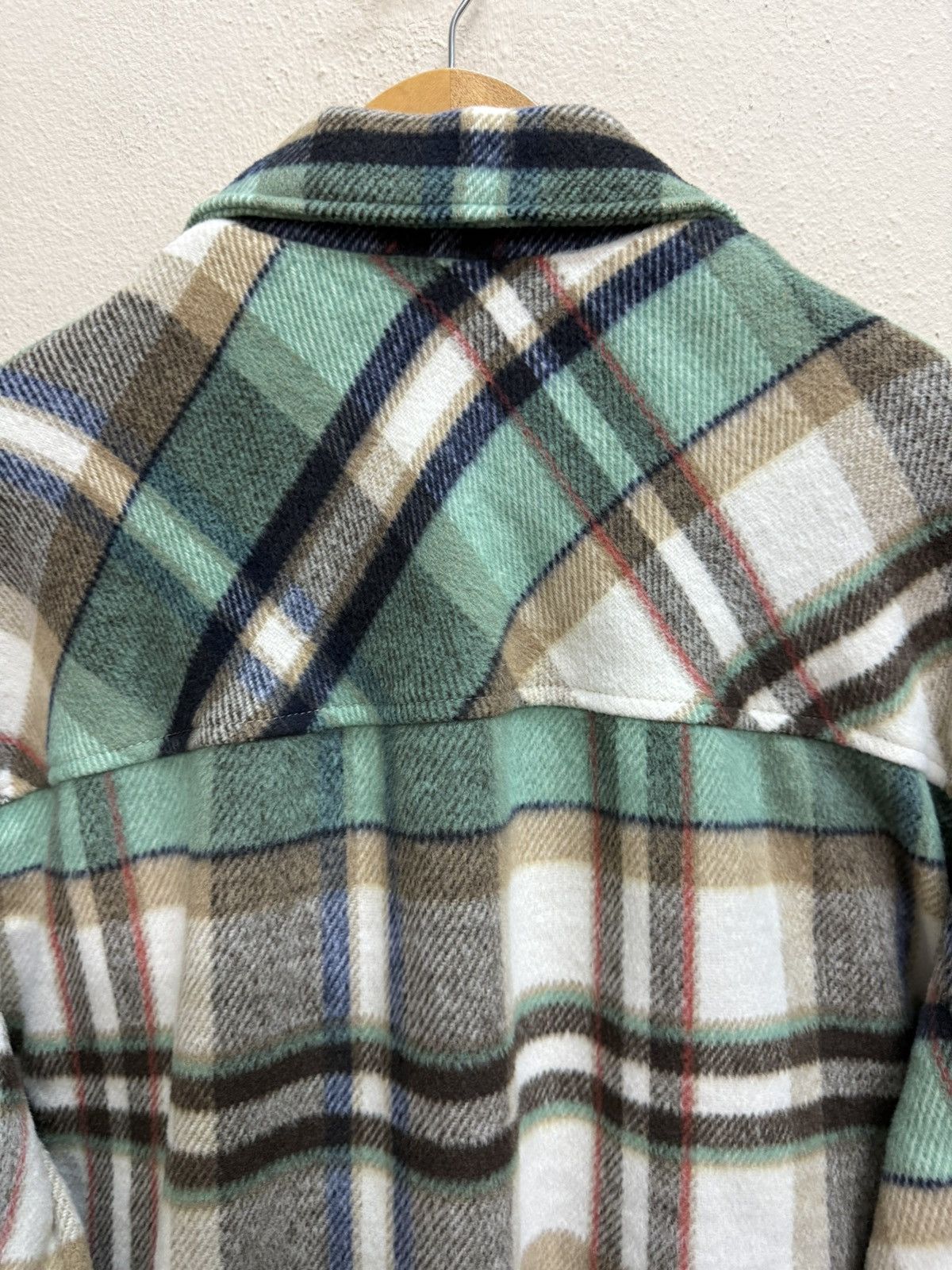 Designer × Japanese Brand × Zara Zara Plaid Flannel Button Up Baggy Jacket Size L / US 10 / IT 46 - 14 Thumbnail