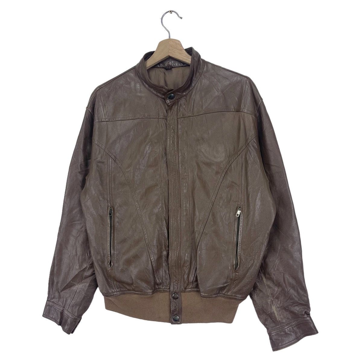 Vintage Fiocchi Italian Leather Jacket Size US M / EU 48-50 / 2 - 2 Thumbnail