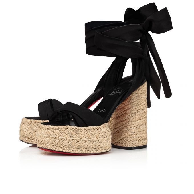 Christian Louboutin o1s1wg111224 Mariza Du Desert in Black Size US 5 / IT 35 - 1 Thumbnail