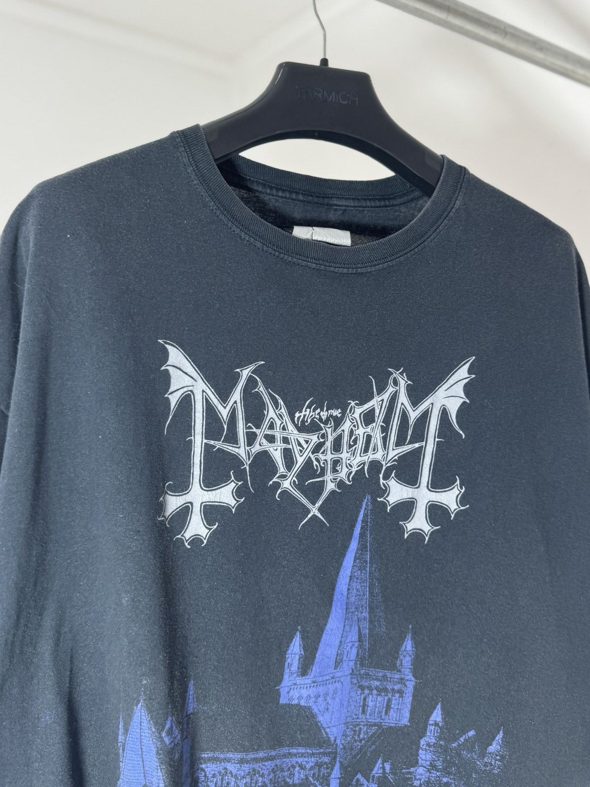 Band Tees Vintage Mayhem Mysteriis Dom Sathanas Black Metal Tank Tee Size US L / EU 52-54 / 3 - 3 Thumbnail