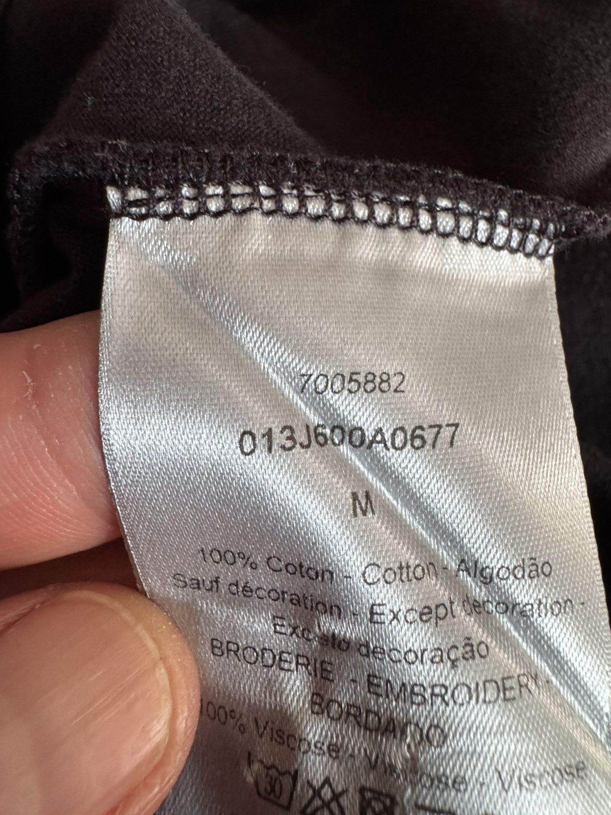 Dior DIOR tshirt SEE/STUDY real measurements by tape in photos Size US M / EU 48-50 / 2 - 15 Thumbnail