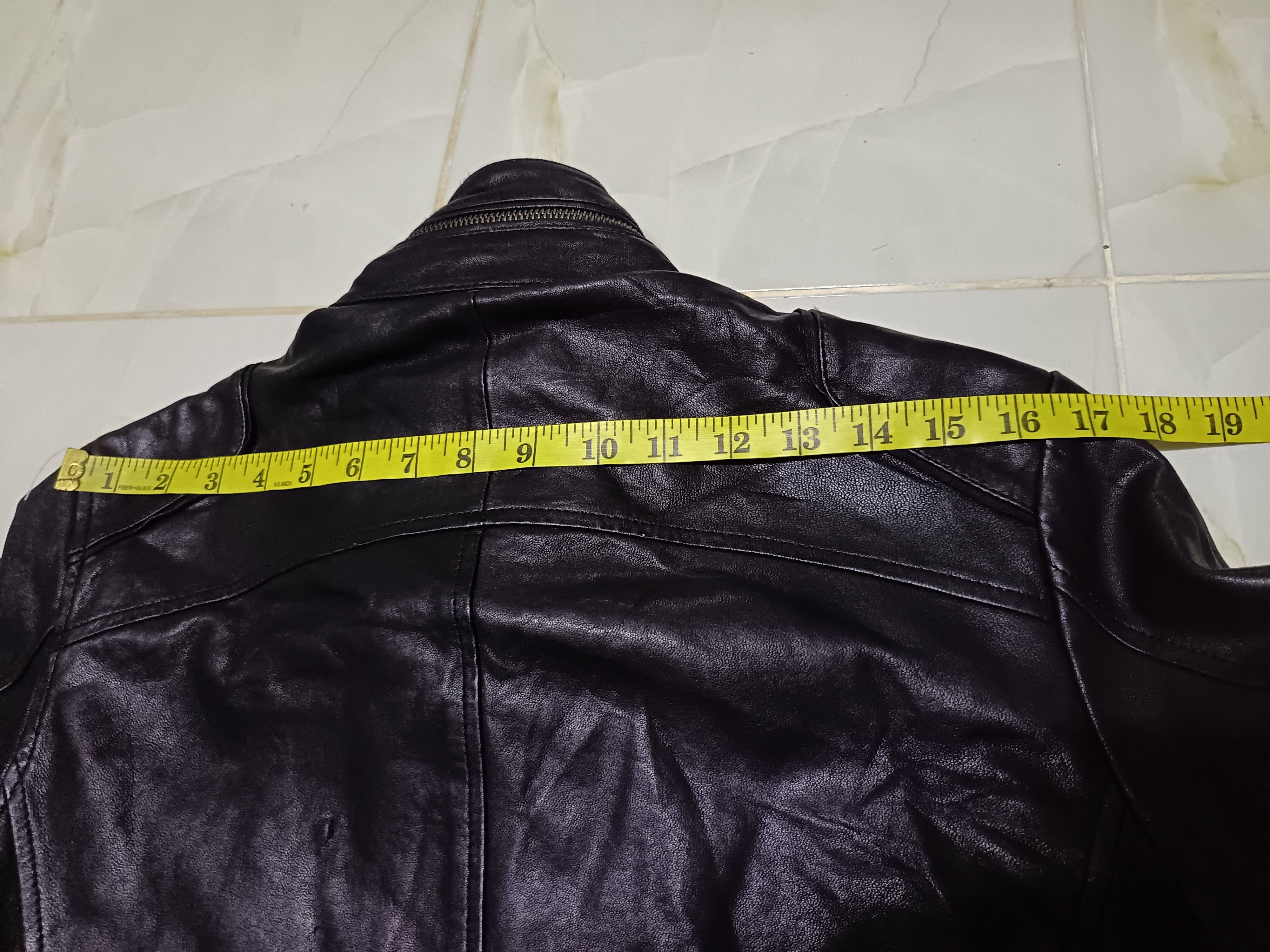 Japanese Brand 2000's Rattle Trap Black Coated Biker Jacket Size US M / EU 48-50 / 2 - 13 Thumbnail