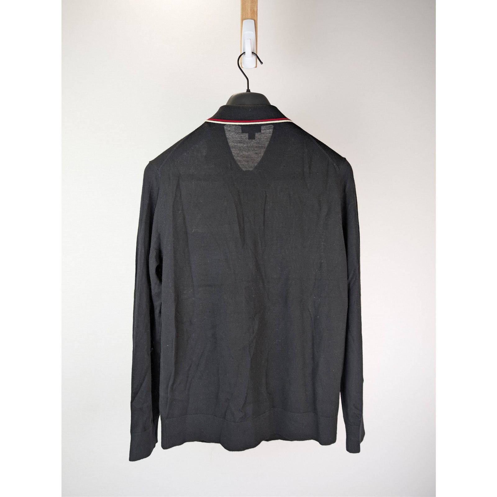 Todd Snyder o1rshd1 CC20 Long Sleeve Full Placket Tipped Polo Sweater Size US M / EU 48-50 / 2 - 11 Thumbnail