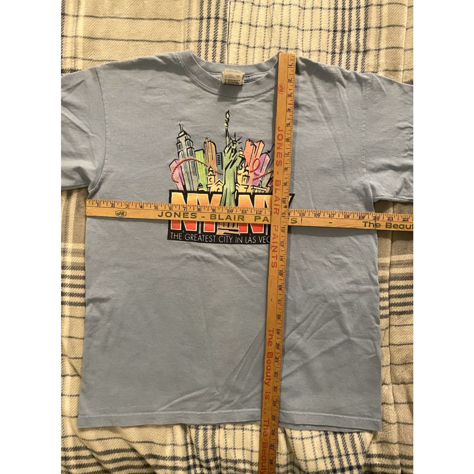 Vintage VINTAGE New York New York Hotel & Casino Las Vegas T Shirt Blue Medium Men's Short Sleeve Crew Neck Graphic Print City USA Size US M / EU 48-50 / 2 - 4 Thumbnail