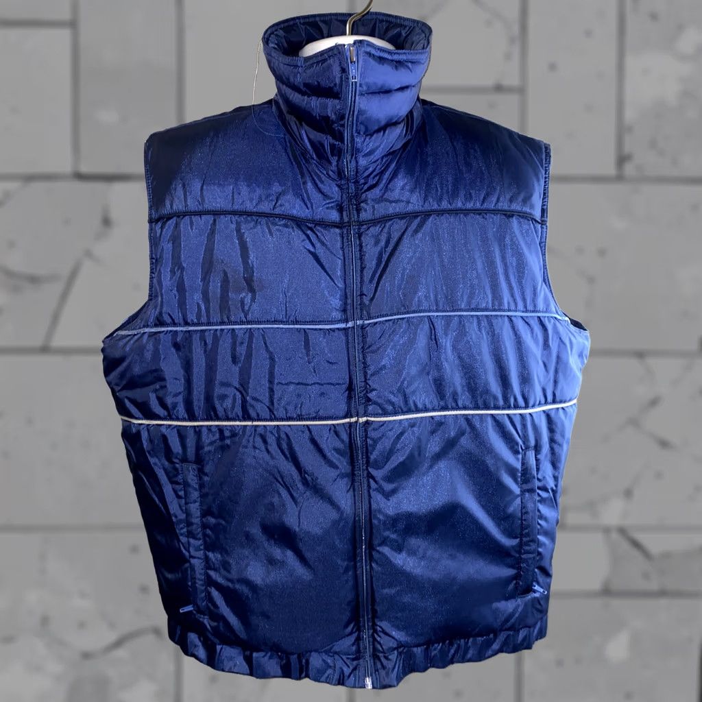 Vintage Black Sheep Vest Mens Size L Blue Nylon Full Zip Size US L / EU 52-54 / 3 - 1 Thumbnail
