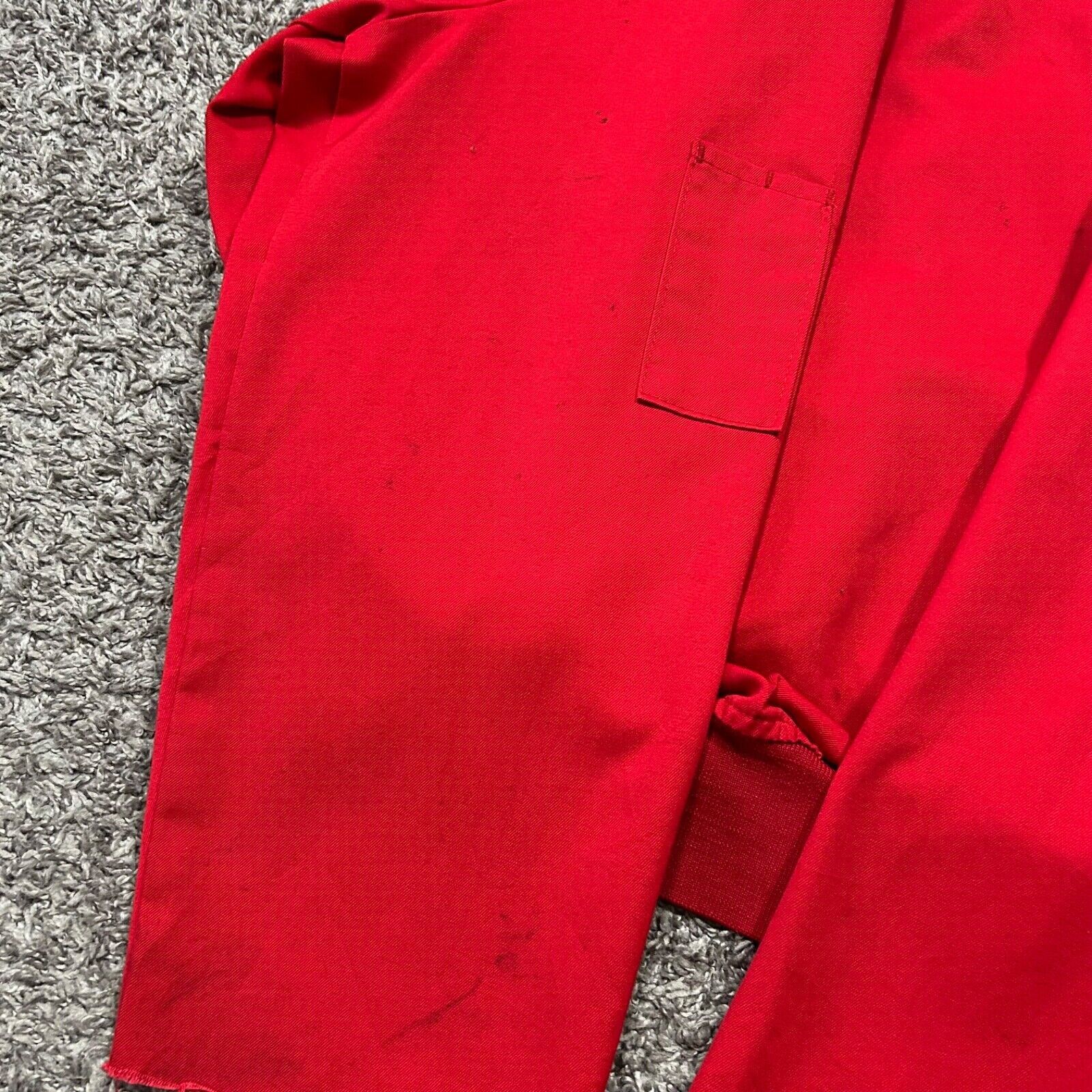 Cintas × Vintage Vintage Thrashed Work Jacket Full Zip Bomber 80s Boxy Fit Size US S / EU 44-46 / 1 - 10 Thumbnail