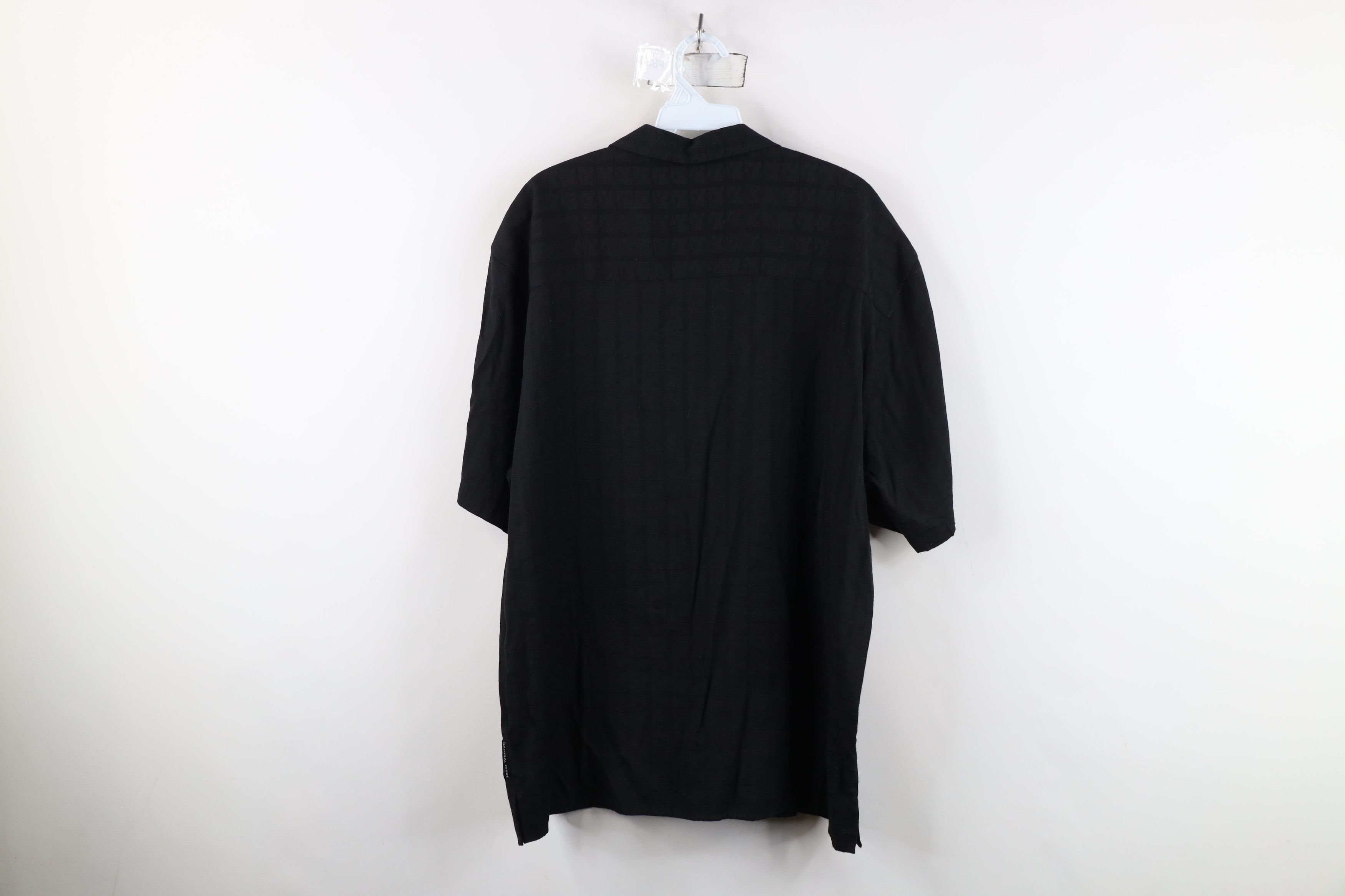 Vintage Vintage 90s Y2K Streetwear Knit Camp Collar Button Shirt Size US L / EU 52-54 / 3 - 9 Thumbnail