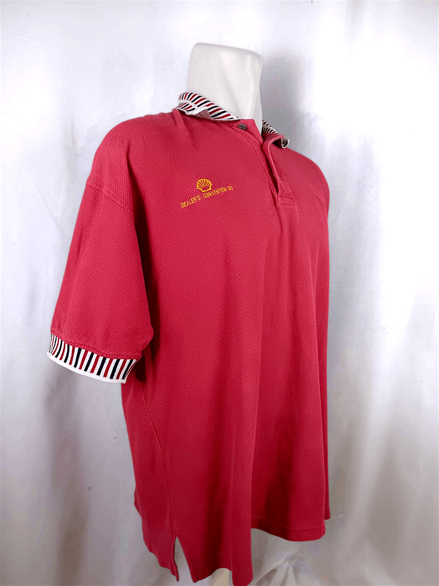 Pierre Cardin Vintage Pierre Cardin Polo shirt Shell dealer convention '99 Size US XL / EU 56 / 4 - 4 Thumbnail