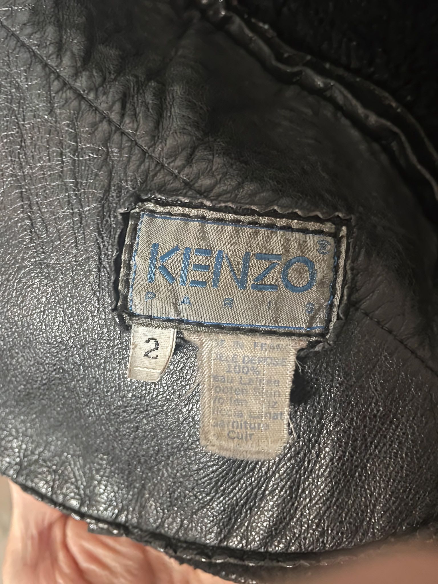 Kenzo SHEEP FUR SHEARLING LEATHER JACKET Size US S / EU 44-46 / 1 - 3 Thumbnail