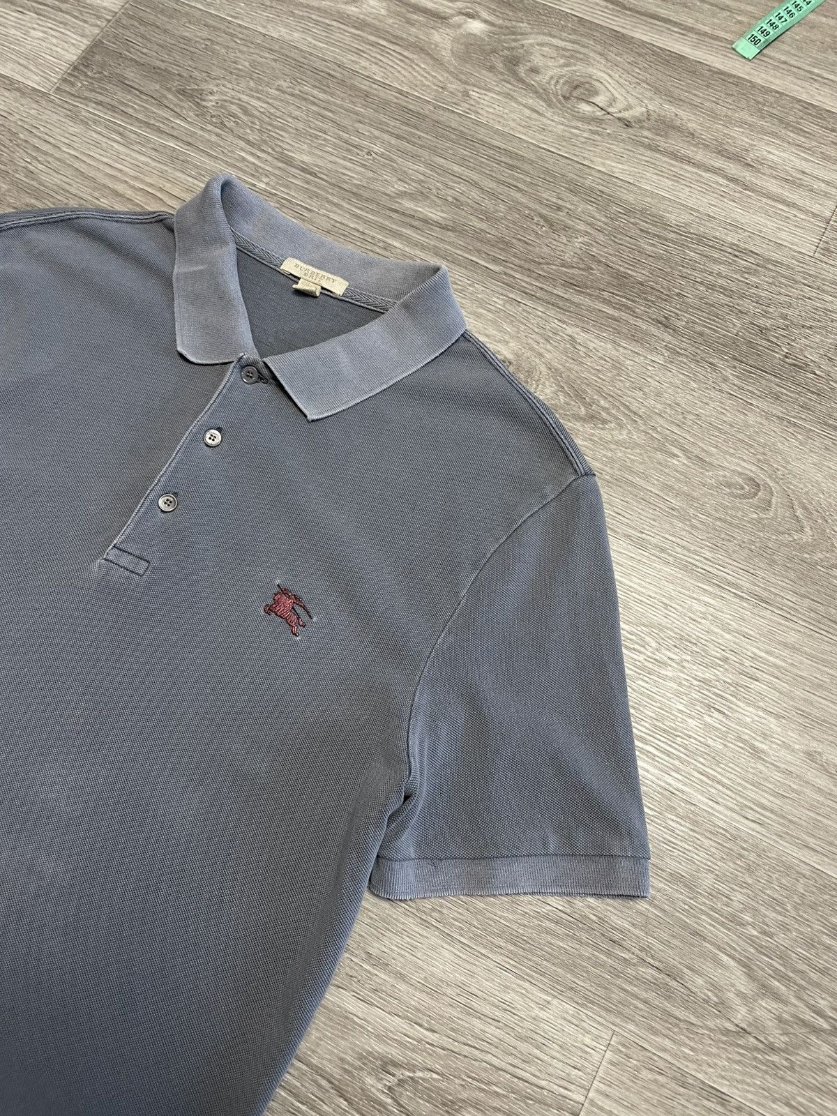 Burberry Burberry Brit Metallic Logo Polo Shirt Size US L / EU 52-54 / 3 - 5 Thumbnail