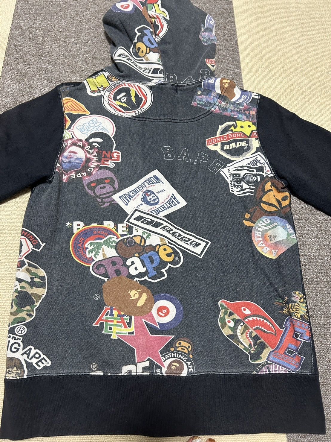 Bape Bape VTG Logo Multi Full Zip Hoodie Size US M / EU 48-50 / 2 - 12 Thumbnail