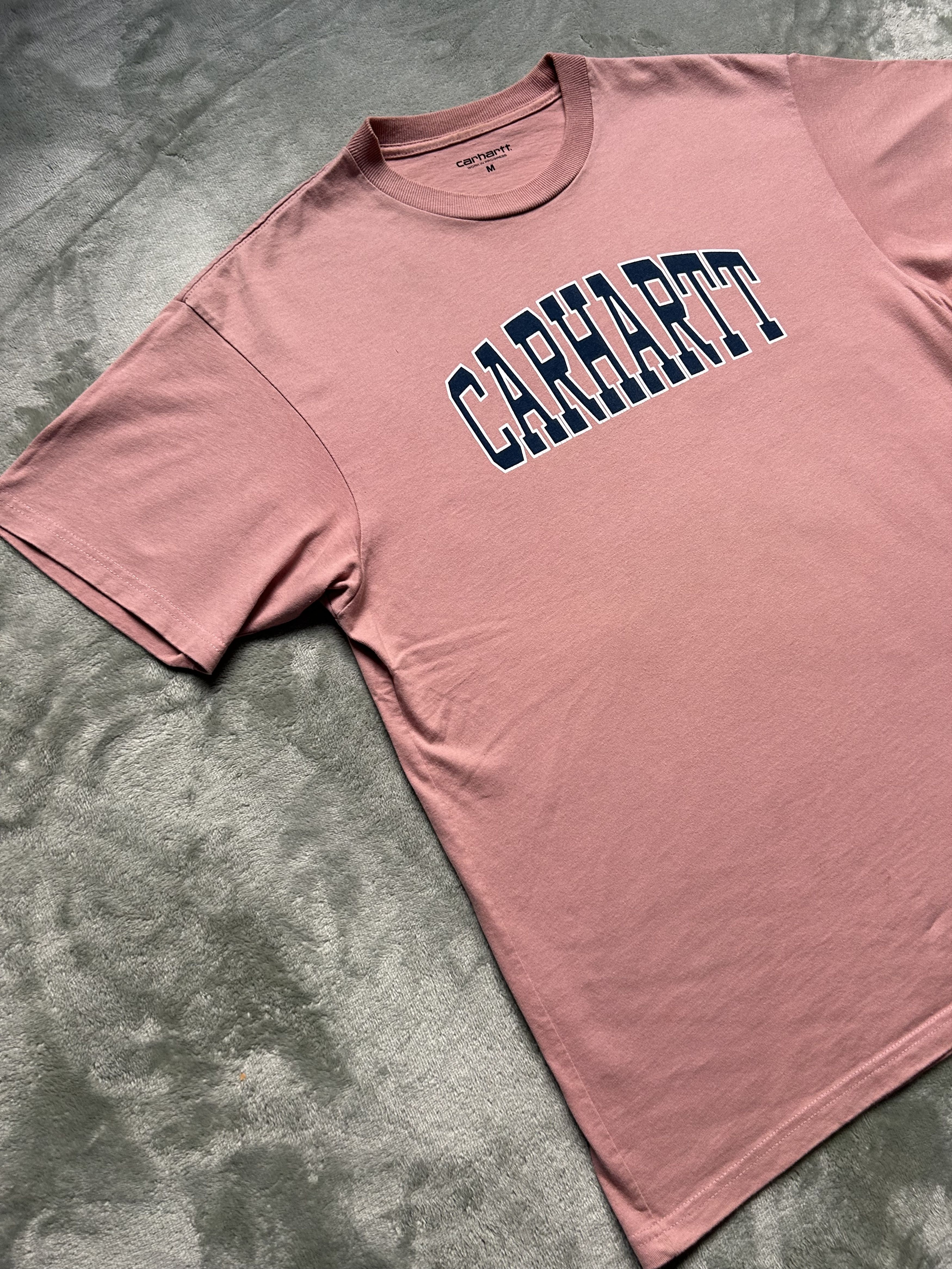 Carhartt Wip Carhartt WIP S/S Logo T-Shirt Dusty Rose - Size Medium Size US M / EU 48-50 / 2 - 5 Thumbnail
