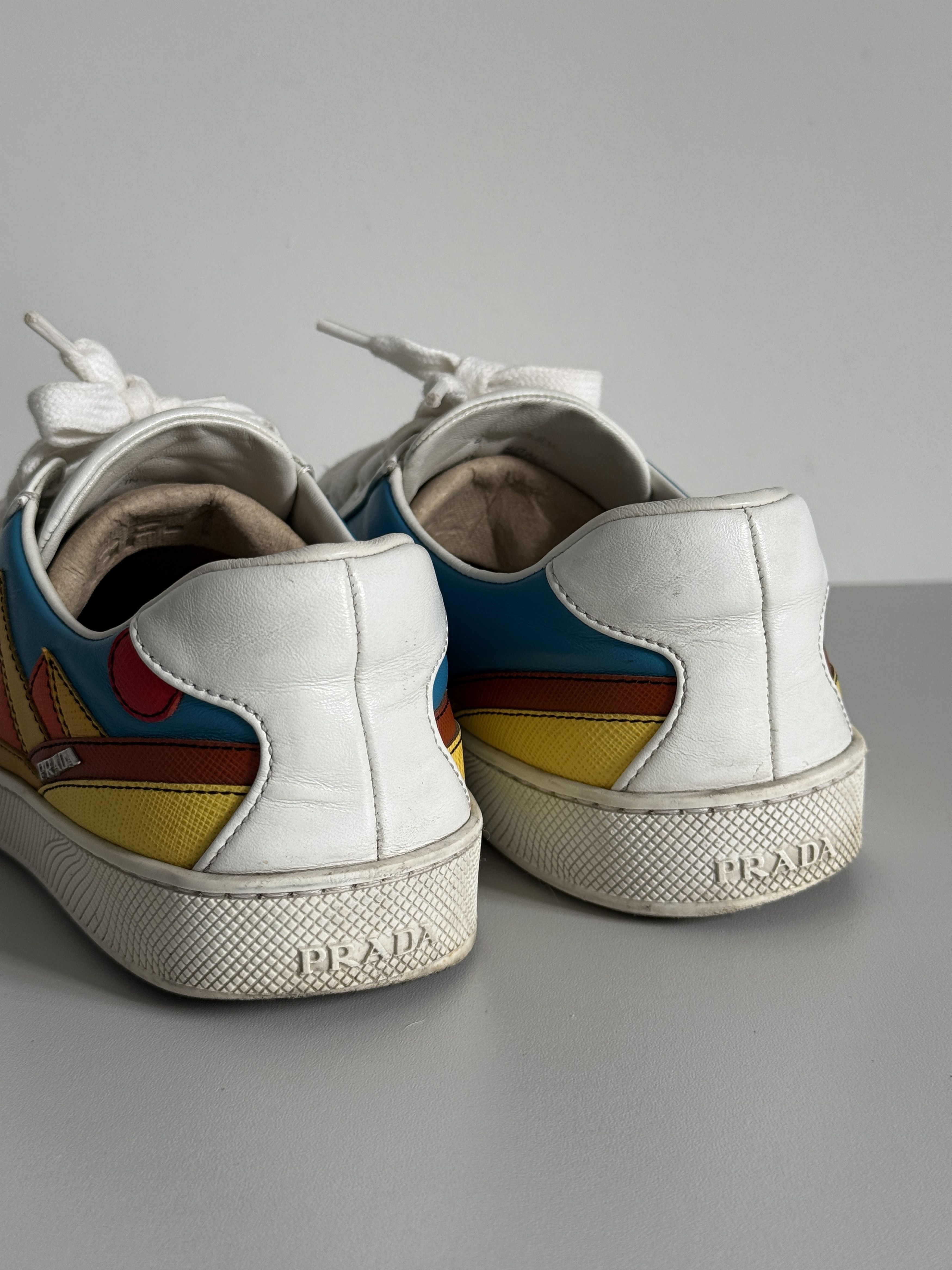 Prada Prada Egyptian Pyramid Low Sneakers Size US 8 / IT 38 - 9 Thumbnail