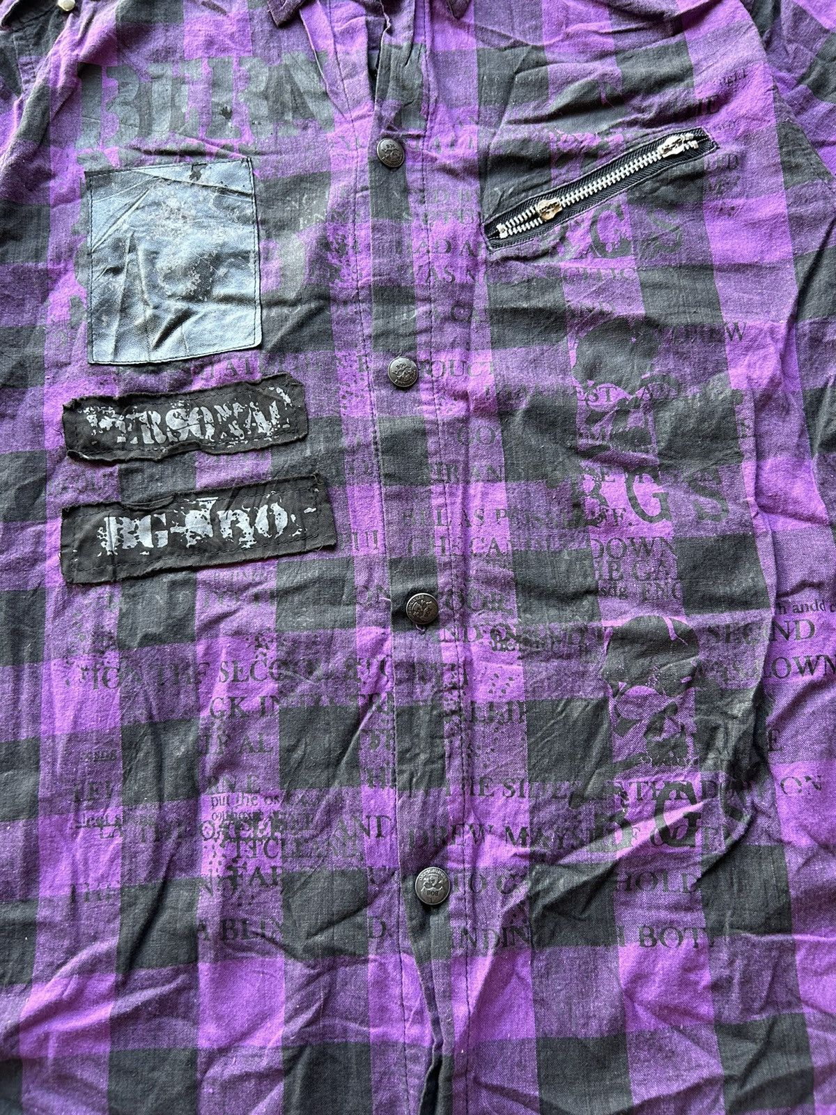 14th Addiction Berning Sho - Patch Poem Seditionaries Skull Styled Size US M / EU 48-50 / 2 - 5 Thumbnail