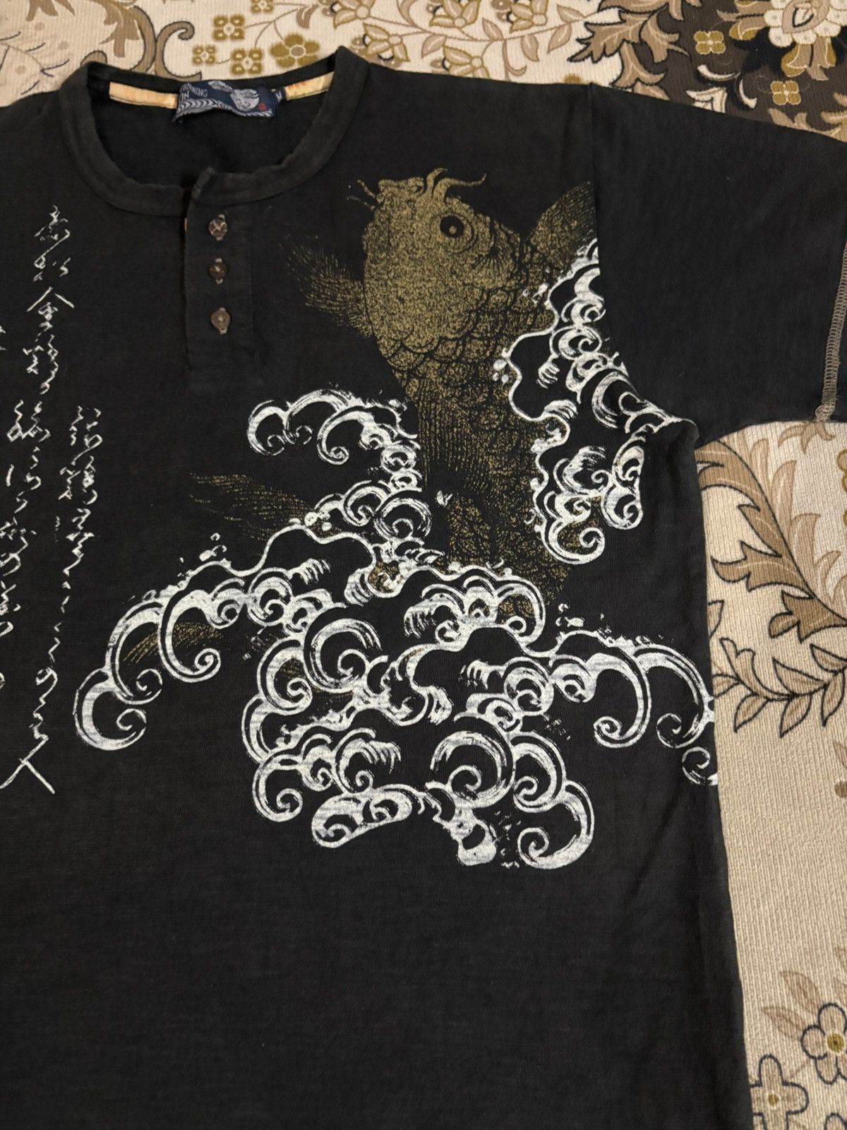 Japanese Brand Vintage Japanese Brand Sukajan Over Print T-Shirt Size US M / EU 48-50 / 2 - 3 Thumbnail