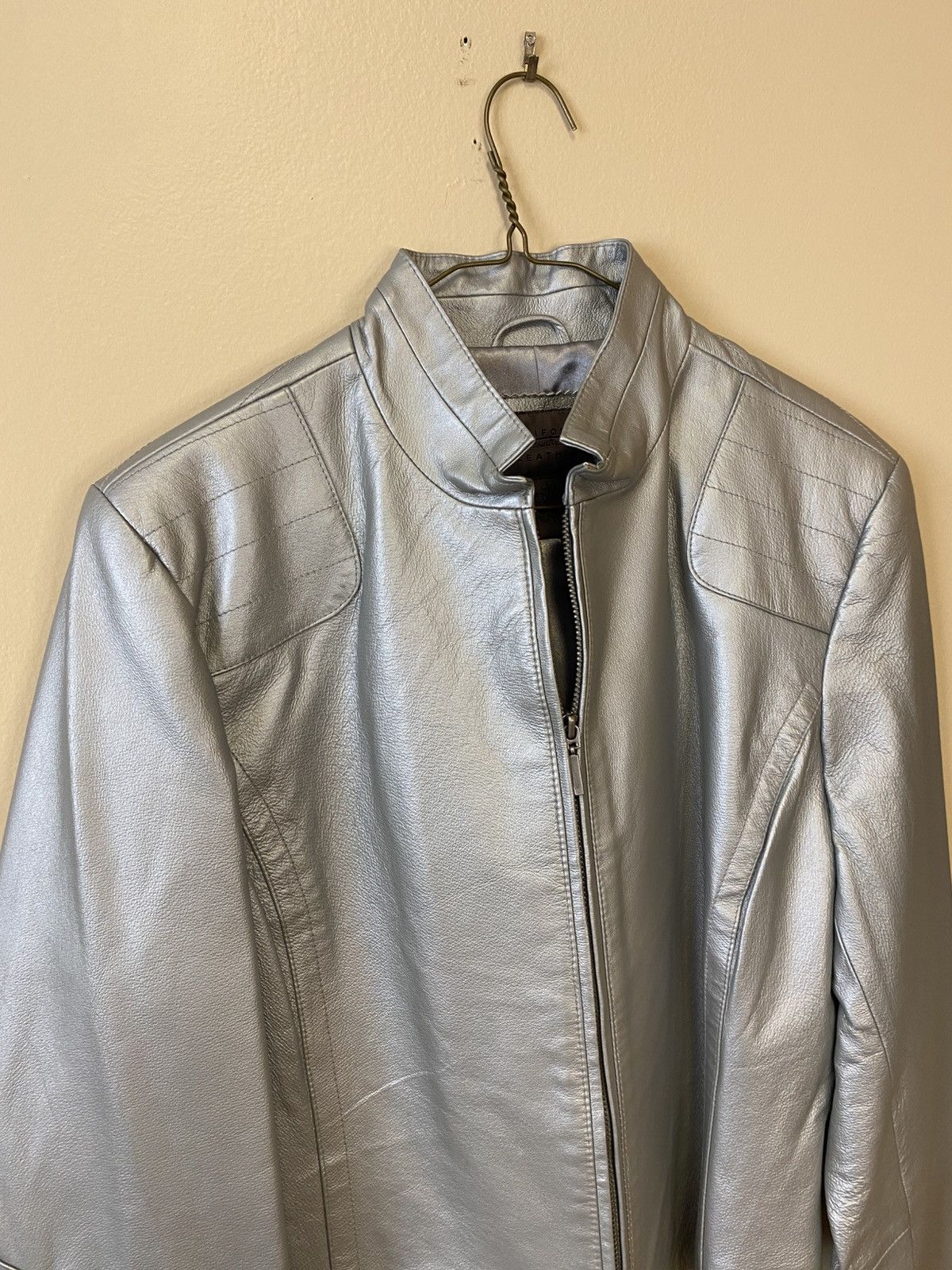 Other John Paul Richard Silver Moto Jacket Size L / US 10 / IT 46 - 8 Thumbnail