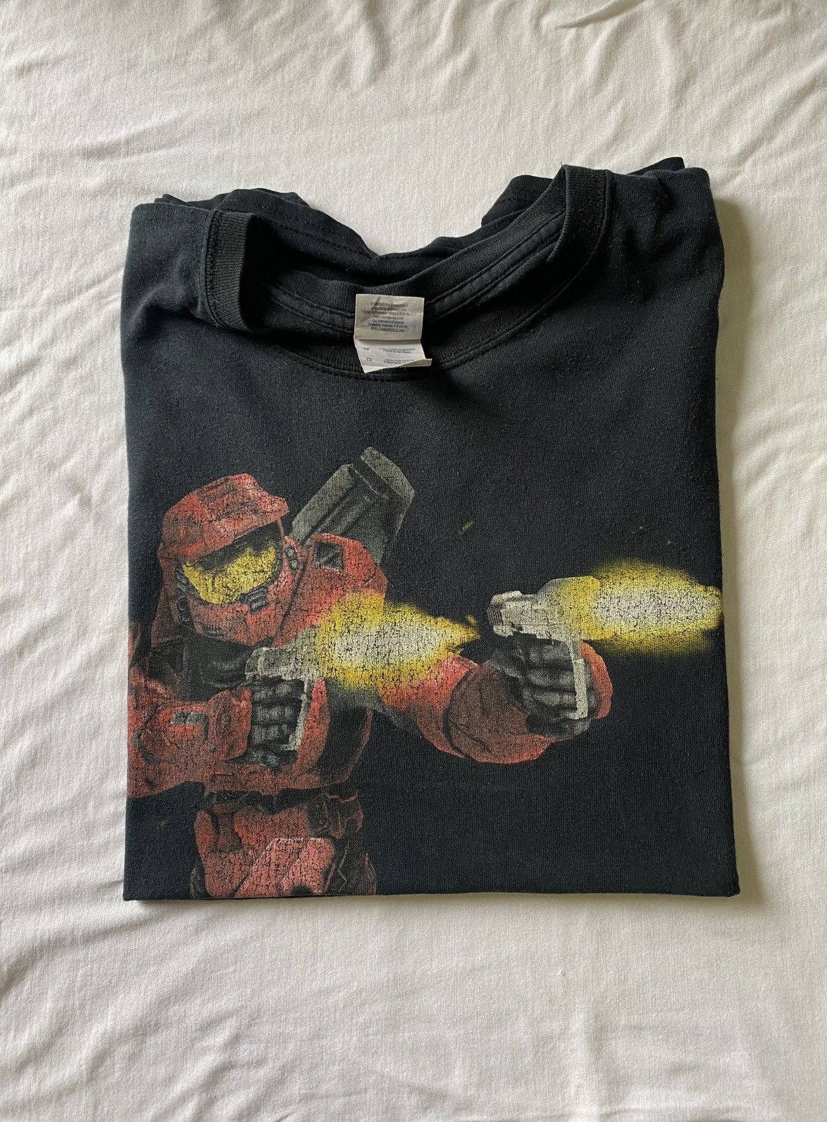 Halo × Playstation × Vintage Xbox Halo3 Red vs Blue T-shirt Size US L / EU 52-54 / 3 - 4 Thumbnail