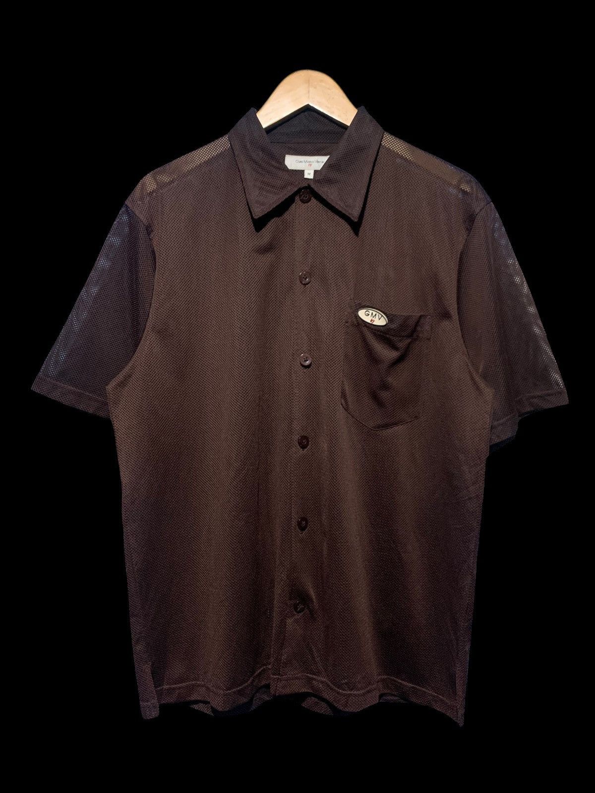 GianMarco Venturi Gian Marco transparent mesh shirt y2k style Size US L / EU 52-54 / 3 - 1 Thumbnail