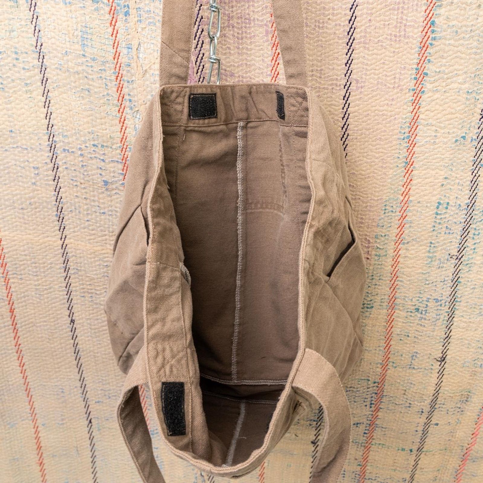 Carhartt Brown upcycled carhartt tote bag Size ONE SIZE - 8 Thumbnail