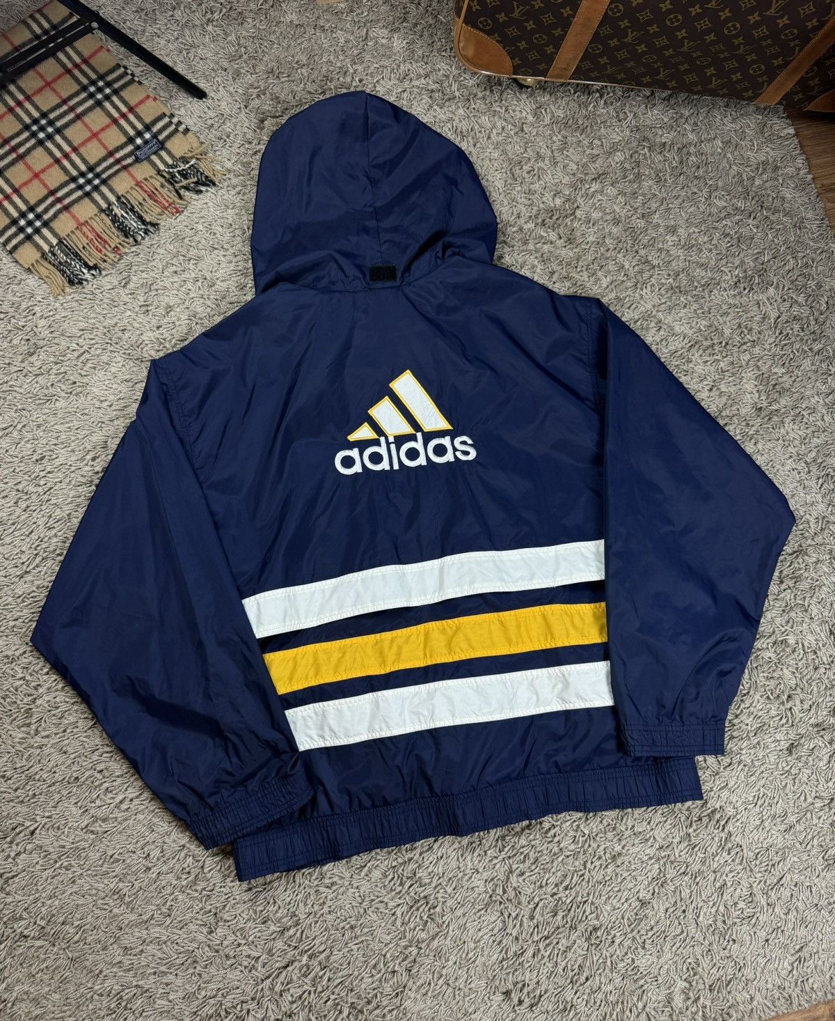 Adidas Vintage jacket Adidas 90s original sportswear item Size US XL / EU 56 / 4 - 1 Thumbnail