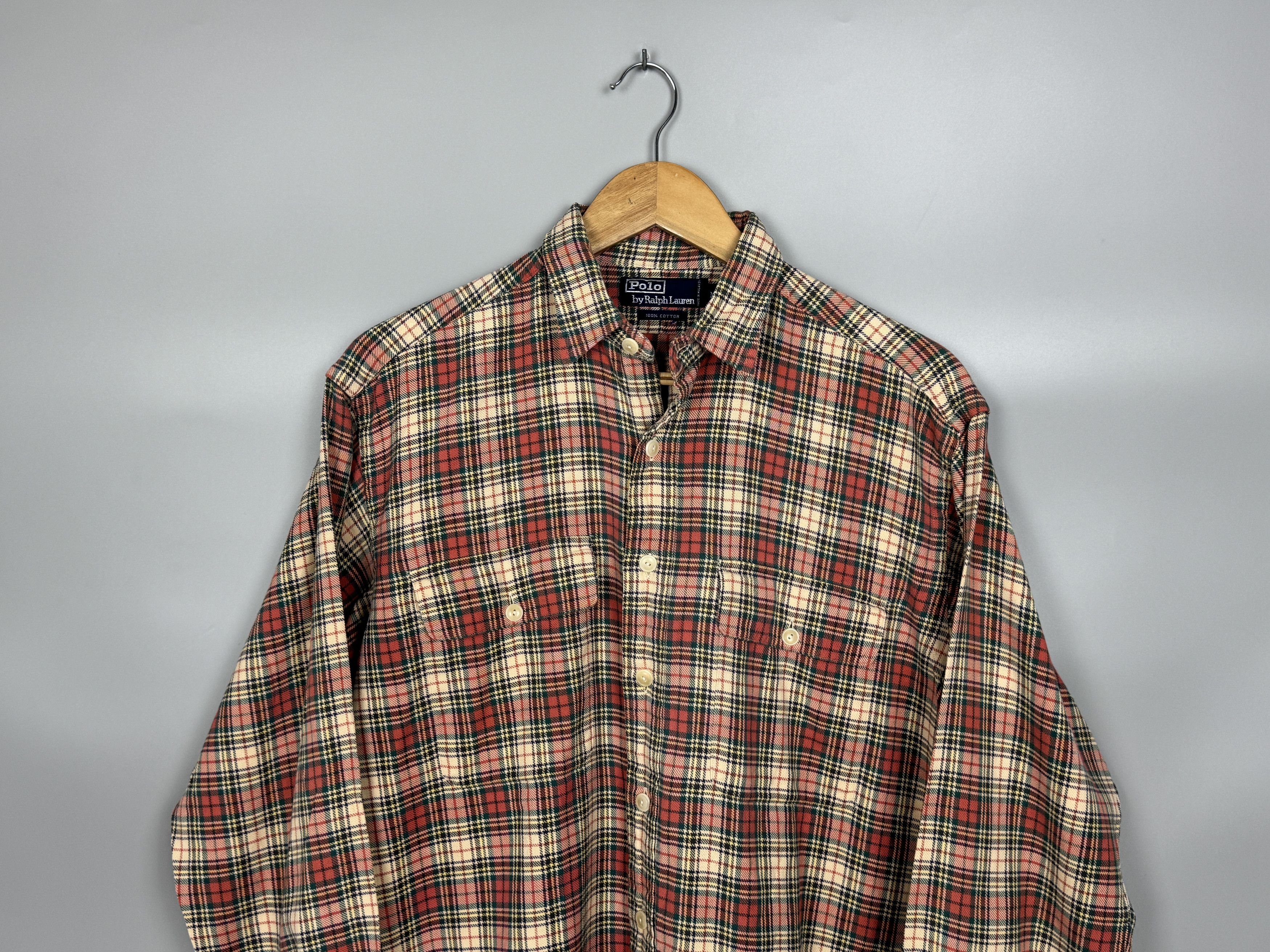 Polo Ralph Lauren Polo Ralph Lauren Vintage Checkered Button Ups Shirt Size US M / EU 48-50 / 2 - 2 Thumbnail