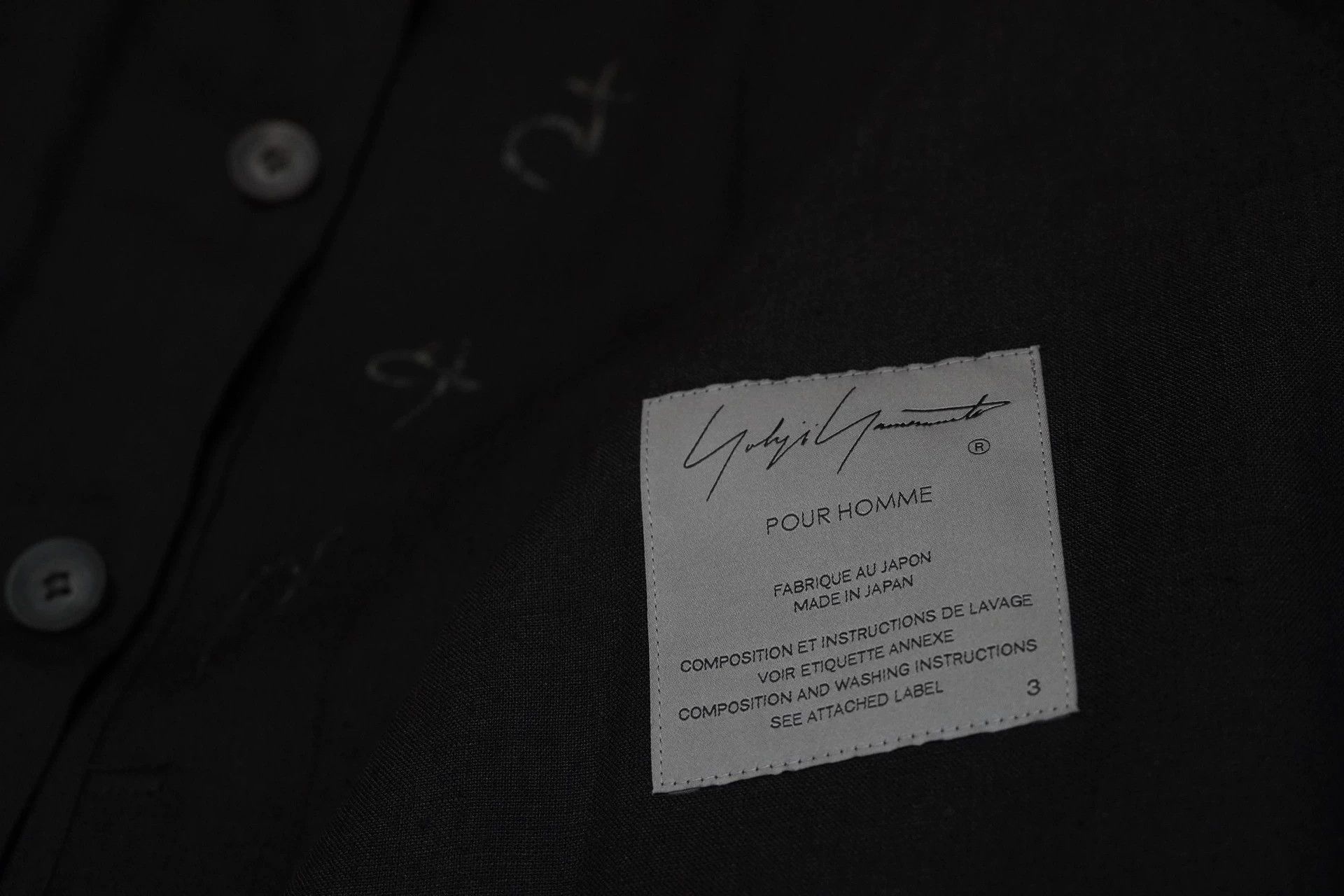 Yohji Yamamoto Yohji Yamamoto 21SS Text Double-Layer Linen Coat Size 3 Size US L / EU 52-54 / 3 - 8 Thumbnail