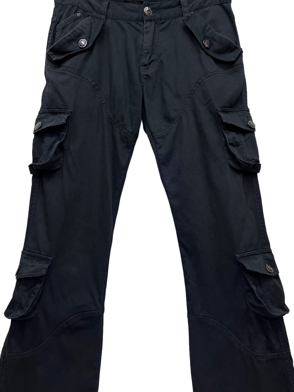 Japanese Brand × LOWBOX LOWBOX Seditionaries Punk Black Cargo Undercover FLARE Cargo Size 30" / US 8 / IT 44 - 9 Thumbnail