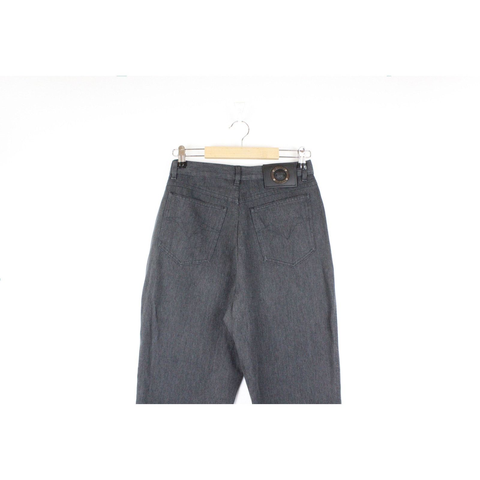 Versace × Versace Jeans Couture × Vintage Vintage Versace Sport Medusa Logo Melange Gray Pants Size 29" - 7 Thumbnail