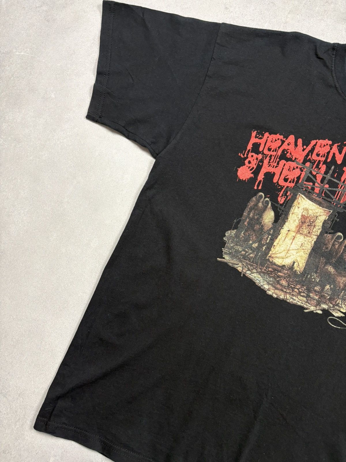 Band Tees Heaven & Hell Rules UK Tour 2007 Vintage Band T Shirt Rock Size US XL / EU 56 / 4 - 4 Thumbnail
