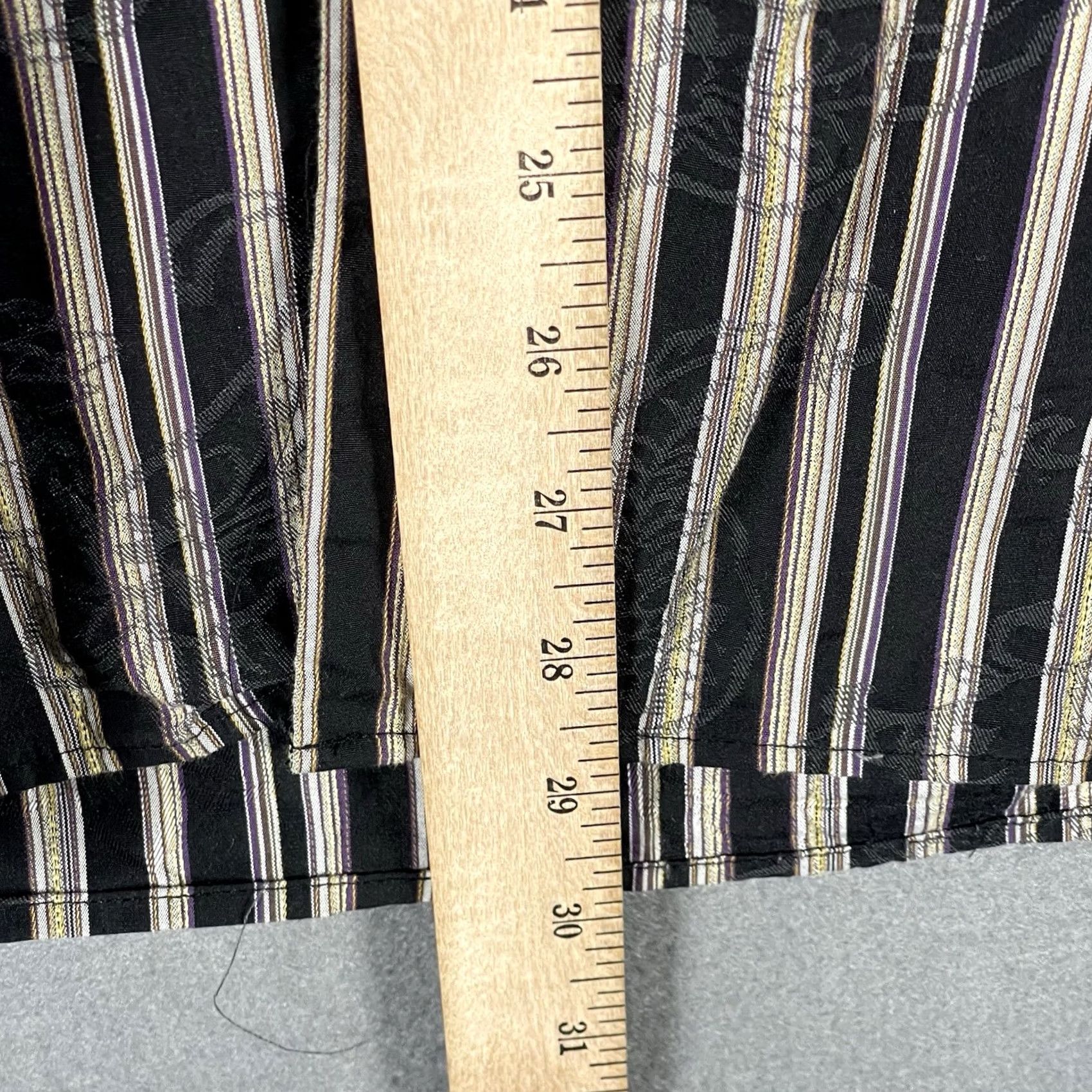 Tommy Bahama VINTAGE Tommy Bahama Shirt Large Black Striped AOP Button-Down Long Sleeve Casual Camp Size US L / EU 52-54 / 3 - 7 Thumbnail