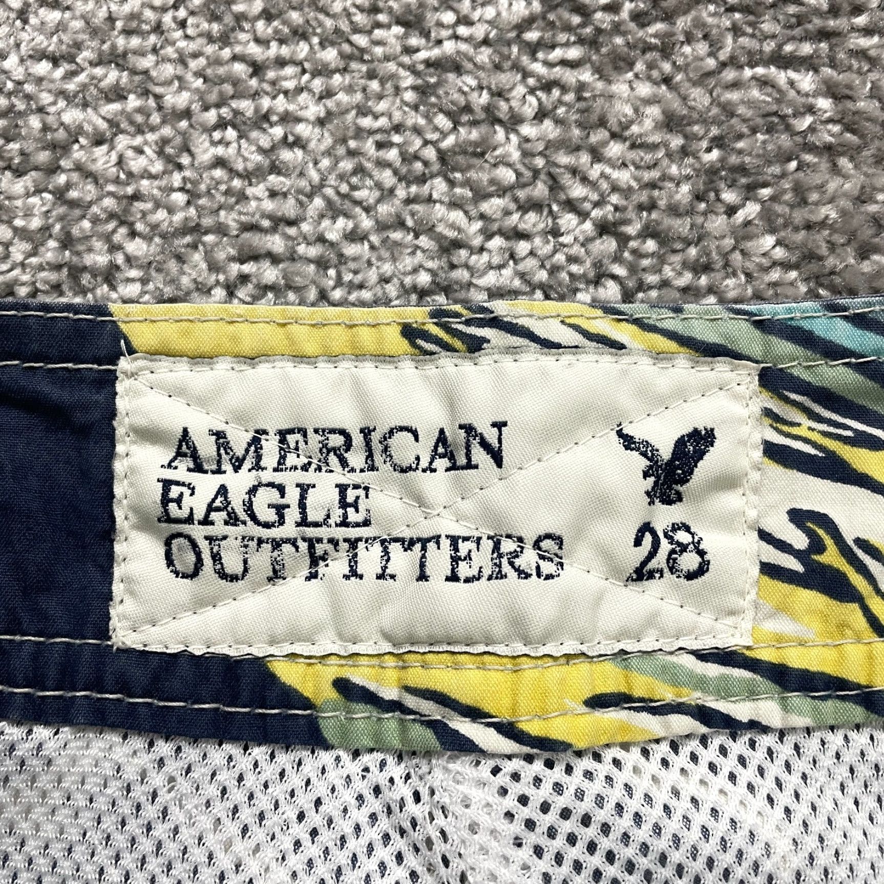 American Eagle Outfitters American Eagle Outfitters Bottom Mens 28 Multicolor Cargo Board Shorts Lined Pockets Breathable Lightweight Stretch Swimwear Trunks Beach Size US 28 / EU 44 - 6 Thumbnail