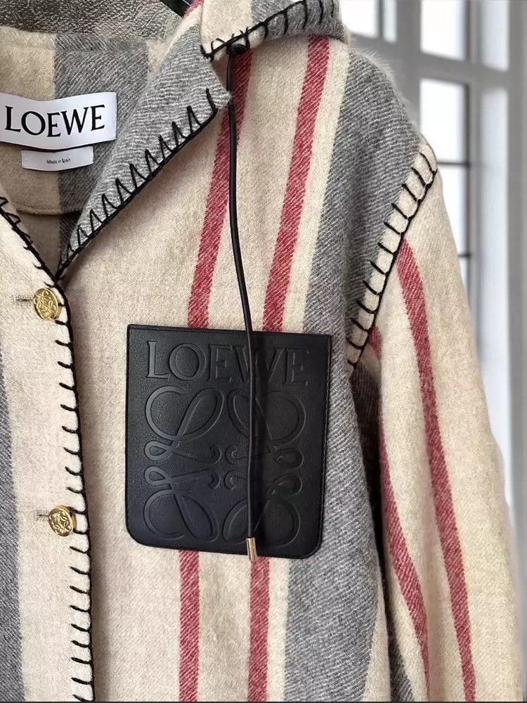 Loewe LOEWE A striped wool coat Size XS / US 0-2 / IT 36-38 - 2 Thumbnail