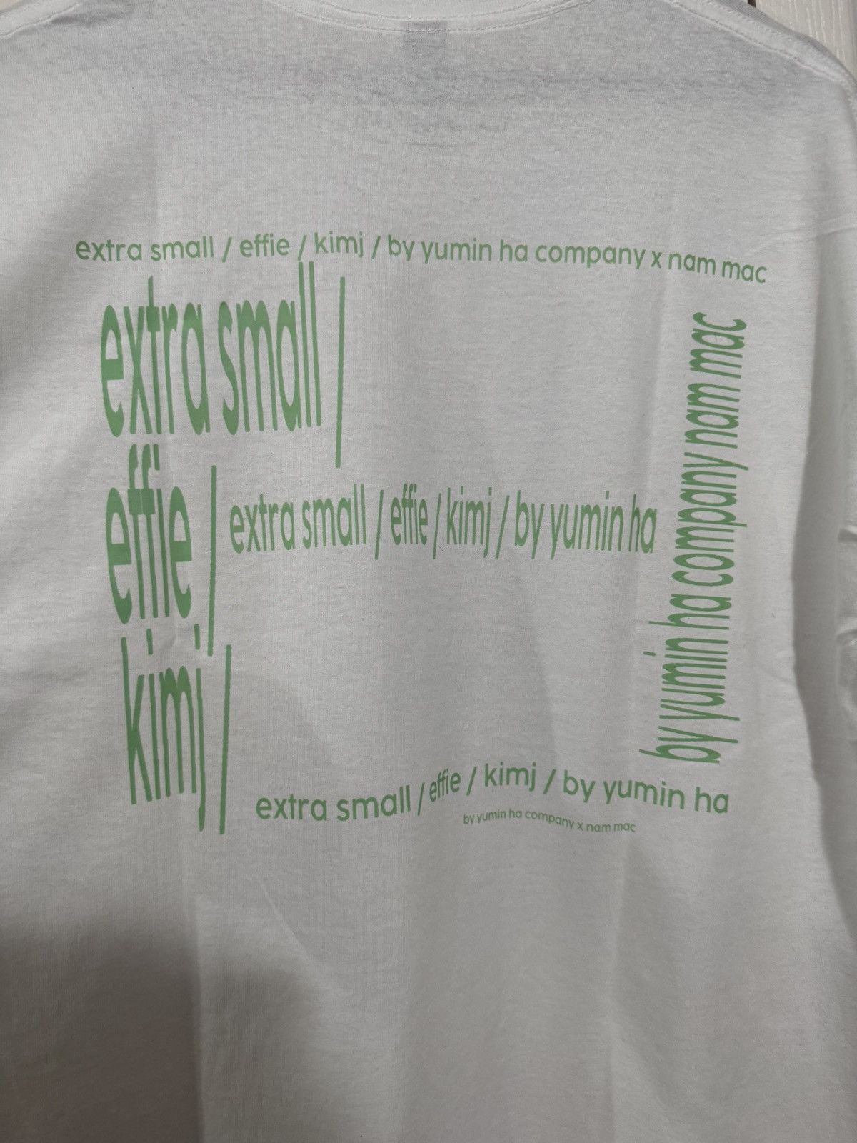 Japanese Brand Yumin Ha #KOREA T-Shirt kimj extra small effie Size US XL / EU 56 / 4 - 5 Thumbnail