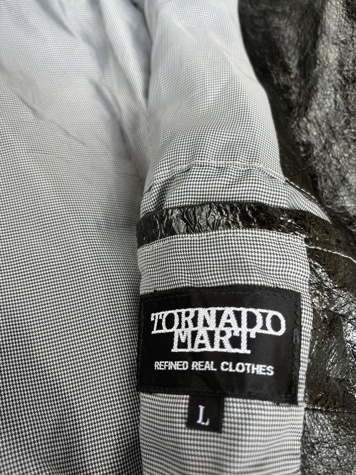 Tornado Mart vintage tornado mart Long Trench leather Jacket parkan Size US L / EU 52-54 / 3 - 20 Thumbnail