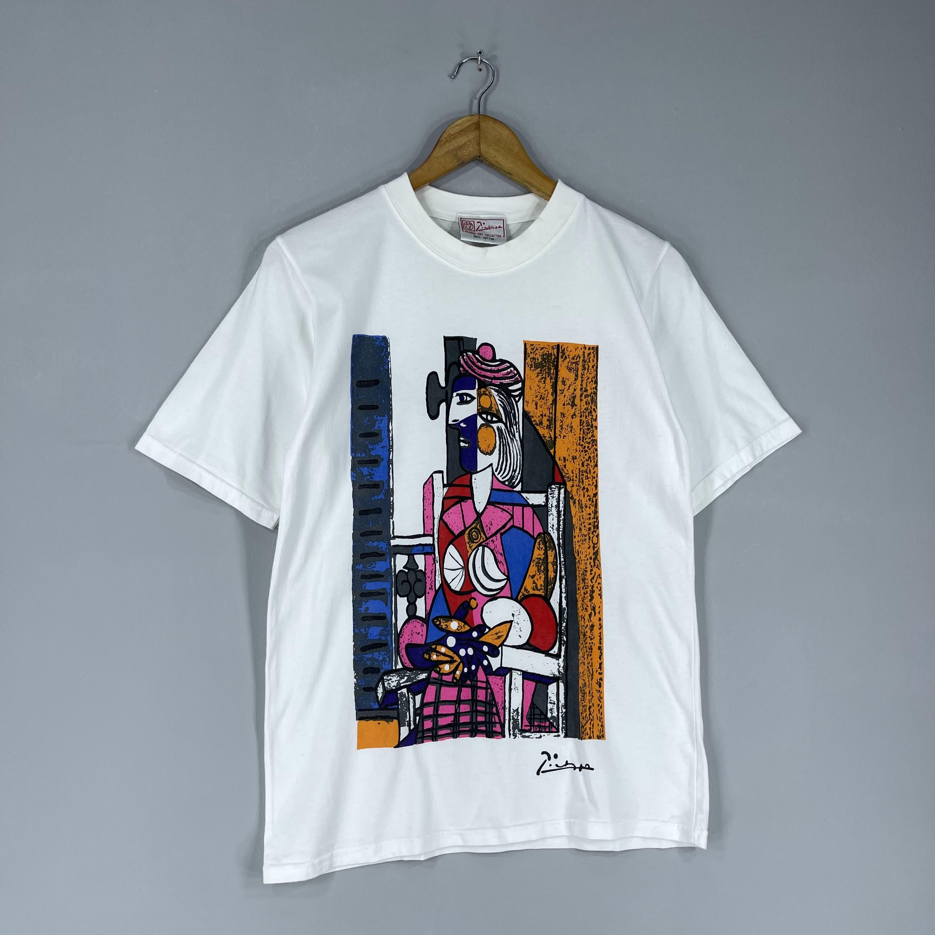 Art Comes First Vintage Pablo Picasso Art Collection Print T-Shirt Size US S / EU 44-46 / 1 - 4 Thumbnail