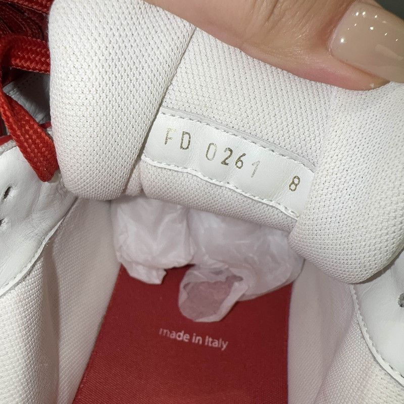 Louis Vuitton Louis Vuitton Red Trainer Fashion Sneakers for Men -2508 Size US 9 / EU 42 - 5 Thumbnail