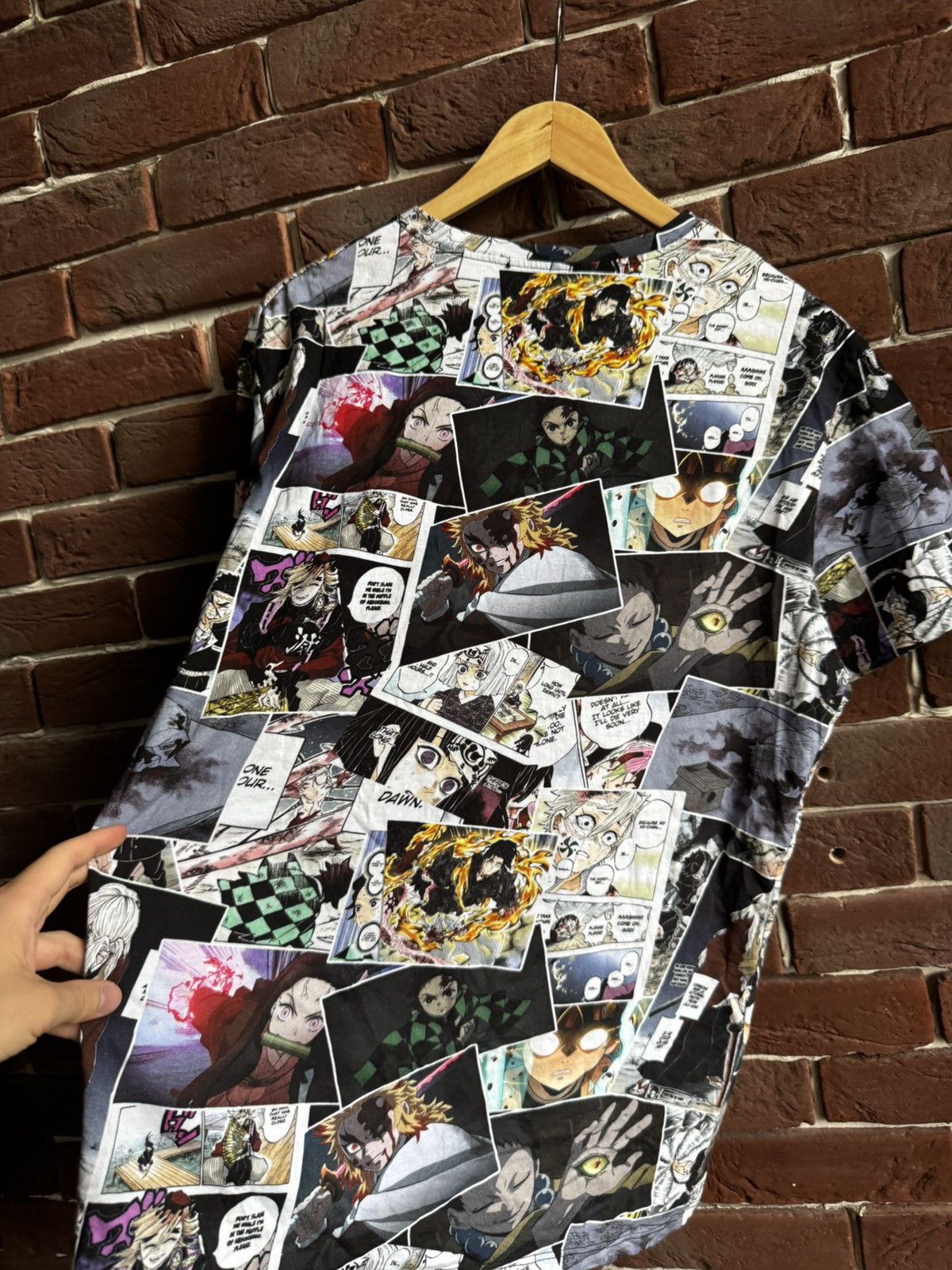 Anime Y2K Demon Slayer AOP Anime Japanese T-shirt Anime Size US L / EU 52-54 / 3 - 7 Thumbnail